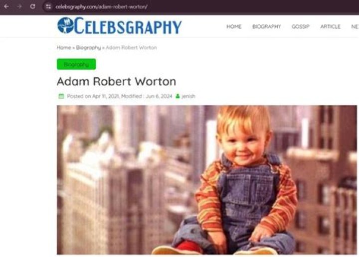 Adam Robert Worton: What Became of the Baby Bink Star?