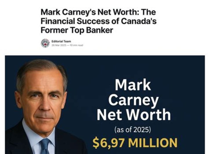 Mark Carney Net Worth: Unpacking the Financial Journey of a Global Leader