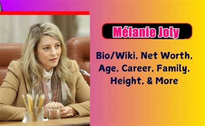 Melanie Joly Net Worth: What We Know About Her Financial Standing